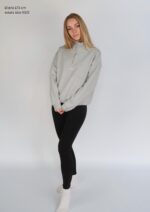 Kaya Halfzip Sweater grey
