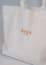 Kaya Shopper white-orange