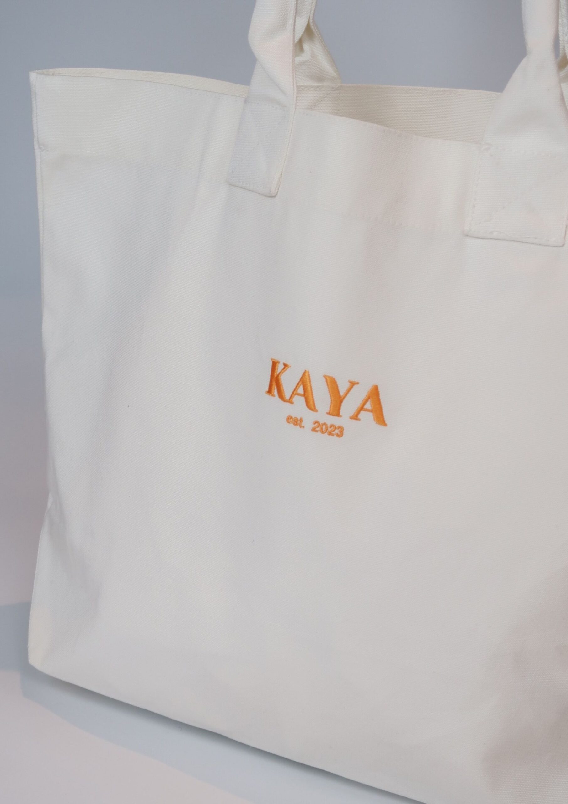 kaya bags Kaya Shopper white-orange – Bild 1