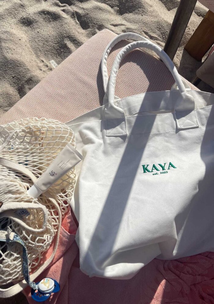 Kaya Shopper white-green - Image 3