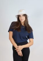 Kaya Bucket Hat white- orange - Image 3