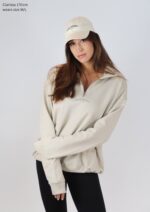 Kaya Halfzip Sweater beige - Image 4