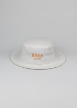 Kaya Bucket Hat white- orange