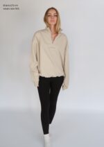 Kaya Halfzip Sweater beige