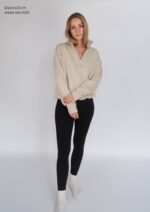 Kaya Halfzip Sweater beige - Image 2
