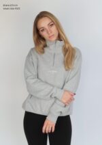 Kaya Halfzip Sweater grey – Bild 2
